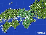 2016年05月05日の近畿地方のアメダス(風向・風速)