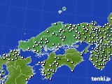 中国地方のアメダス実況(降水量)(2016年05月06日)