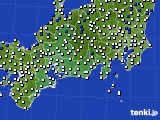 東海地方のアメダス実況(風向・風速)(2016年05月06日)