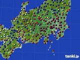 2016年05月07日の関東・甲信地方のアメダス(日照時間)