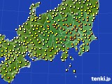 2016年05月07日の関東・甲信地方のアメダス(気温)