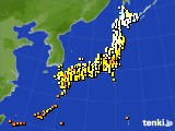 アメダス実況(気温)(2016年05月07日)