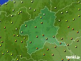 群馬県のアメダス実況(気温)(2016年05月07日)