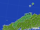 島根県のアメダス実況(風向・風速)(2016年05月08日)