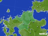 福岡県のアメダス実況(降水量)(2016年05月09日)