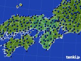 近畿地方のアメダス実況(日照時間)(2016年05月09日)