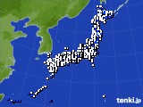 2016年05月09日のアメダス(風向・風速)