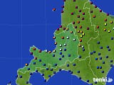 道央のアメダス実況(日照時間)(2016年05月10日)