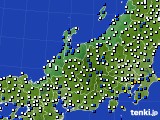2016年05月11日の北陸地方のアメダス(風向・風速)