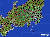 2016年05月12日の関東・甲信地方のアメダス(日照時間)