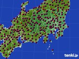 関東・甲信地方のアメダス実況(日照時間)(2016年05月12日)