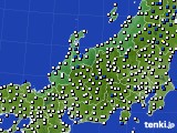 2016年05月12日の北陸地方のアメダス(風向・風速)