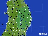 岩手県のアメダス実況(風向・風速)(2016年05月12日)