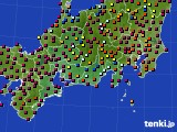 2016年05月14日の東海地方のアメダス(日照時間)