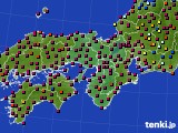 近畿地方のアメダス実況(日照時間)(2016年05月14日)