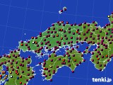 中国地方のアメダス実況(日照時間)(2016年05月14日)