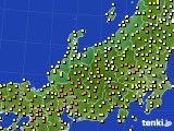 2016年05月14日の北陸地方のアメダス(気温)