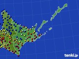 道東のアメダス実況(日照時間)(2016年05月15日)