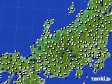 2016年05月15日の北陸地方のアメダス(風向・風速)