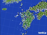 2016年05月15日の九州地方のアメダス(風向・風速)