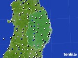 岩手県のアメダス実況(風向・風速)(2016年05月15日)