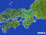 近畿地方のアメダス実況(降水量)(2016年05月16日)