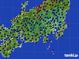 2016年05月16日の関東・甲信地方のアメダス(日照時間)