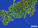 2016年05月16日の東海地方のアメダス(日照時間)