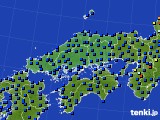 中国地方のアメダス実況(日照時間)(2016年05月16日)