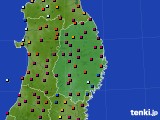 岩手県のアメダス実況(日照時間)(2016年05月16日)