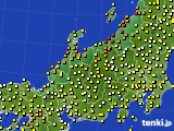 2016年05月16日の北陸地方のアメダス(気温)