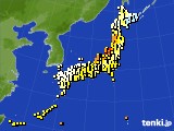 アメダス実況(気温)(2016年05月16日)