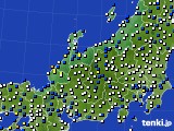 北陸地方のアメダス実況(風向・風速)(2016年05月16日)