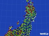 東北地方のアメダス実況(日照時間)(2016年05月17日)