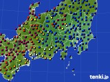 2016年05月17日の関東・甲信地方のアメダス(日照時間)