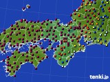 近畿地方のアメダス実況(日照時間)(2016年05月17日)