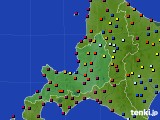 道央のアメダス実況(日照時間)(2016年05月17日)