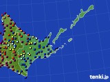 道東のアメダス実況(日照時間)(2016年05月17日)