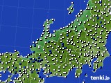 北陸地方のアメダス実況(風向・風速)(2016年05月17日)