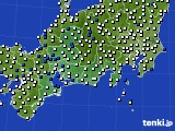 東海地方のアメダス実況(風向・風速)(2016年05月17日)