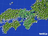 近畿地方のアメダス実況(風向・風速)(2016年05月17日)