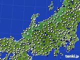 2016年05月19日の北陸地方のアメダス(風向・風速)