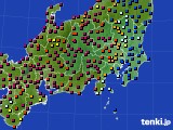 2016年05月20日の関東・甲信地方のアメダス(日照時間)