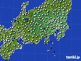 関東・甲信地方のアメダス実況(風向・風速)(2016年05月20日)