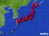 アメダス実況(日照時間)(2016年05月23日)