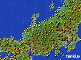 北陸地方のアメダス実況(気温)(2016年05月23日)