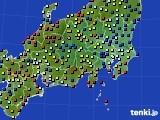 2016年05月24日の関東・甲信地方のアメダス(日照時間)