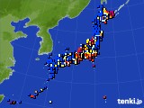 アメダス実況(日照時間)(2016年05月24日)