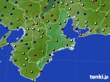 三重県のアメダス実況(日照時間)(2016年05月24日)