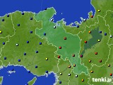 2016年05月24日の京都府のアメダス(日照時間)